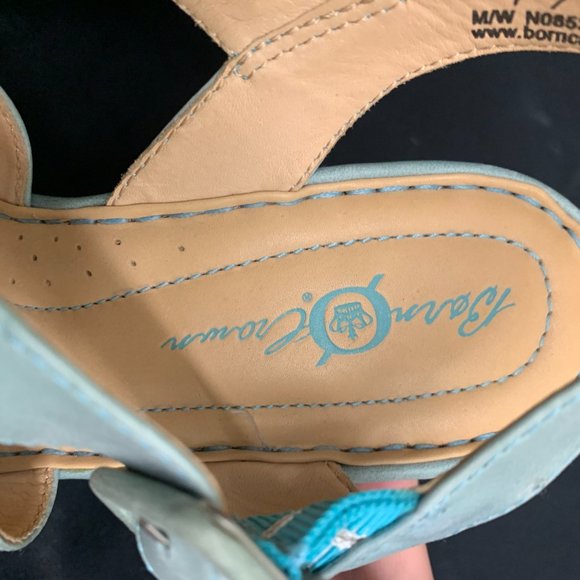 Born Crown Light Blue Wedges - Picture 3 of 5